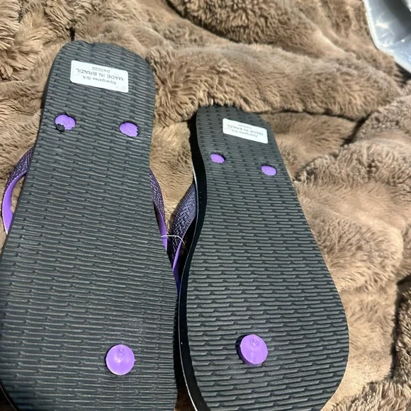 Havaianas Vibrant Purple Sandals - Picture 2 of 5